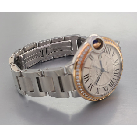 Cartier Ballon Bleu 33mm WE902080 Stainless Steel Women's Watch