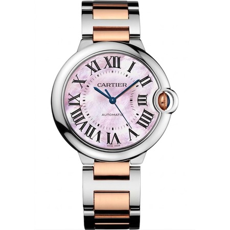 Cartier Ballon Bleu 36mm W2BB0011 18K Rose Gold/Stainless Steel Unisex Watch