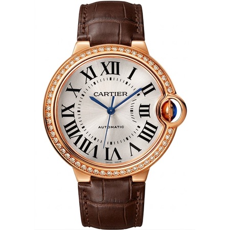 Cartier Ballon Bleu 36mm WJBB0034 18K Rose Gold Men's Watch