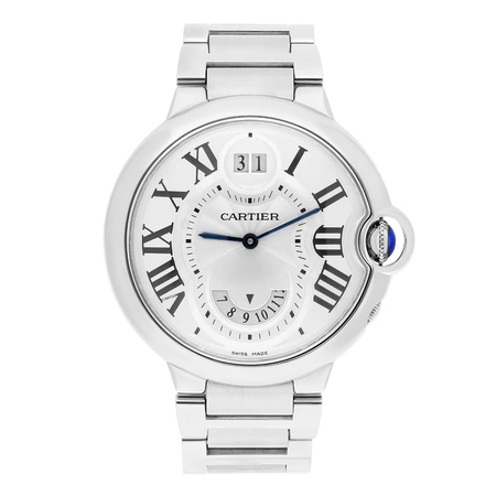 Cartier Ballon Bleu Two Timezone / GMT 38mm W6920011 Stainless Steel Men's Watch
