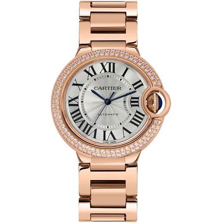 Cartier Ballon Bleu 36mm WE9005Z3 18K Rose Gold Women's Watch