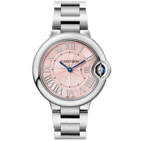 Cartier Ballon Blue 33mm WSBB0033 Stainless Steel Unisex Watch