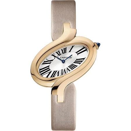 Cartier Delices 31.53mmx36.07mm W8100009 18K Rose Gold Women's Watch