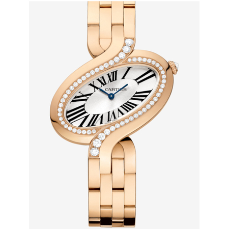 Cartier DÉLICES 41x26mm WG800006 18K Rose Gold Women's Watch