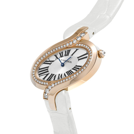 Cartier Délices de Cartier 38.39x43.81mm WG800017 18K Rose Gold Women's Watch