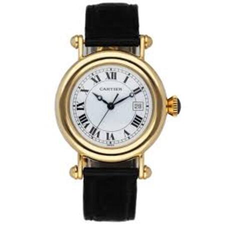 Cartier Diablo 33mm 1420 18K Yellow Gold Unisex Watch