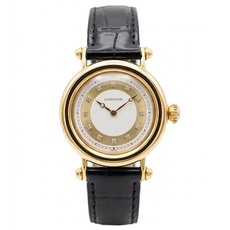 Cartier Diabolo 30.5mm W1507651 18K Yellow Gold Women's Watch