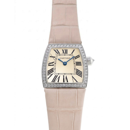 Cartier La Dona 18mm WE600351 18K White Gold Women's Watch