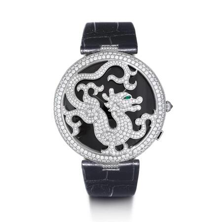 Cartier Le Cirque Animalier 43mm CRWS000307 18K White Gold Unisex Watch