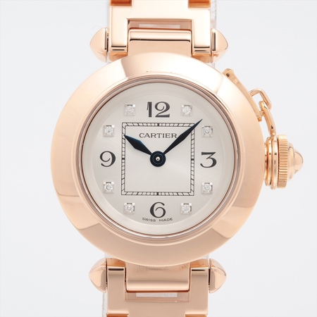 Cartier Miss Pasha 27mm WJ124016 18K Rose Gold Women's Watch