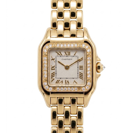 Cartier Panthere Classique et Figaro 22mm WF3152B9 18K Yellow Gold Women's Watch