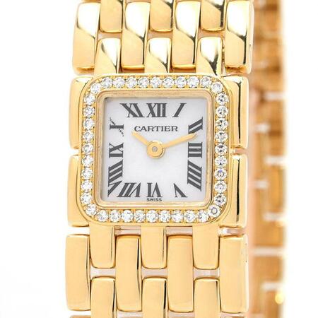 Cartier PANTHÈRE RUBAN 17mmx17mm WG3001T7 18K Yellow Gold Women's Watch