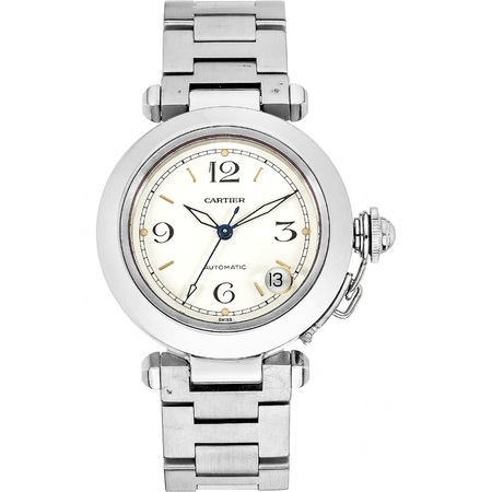 Cartier Pasha 35mm W31015M7 Stainless Steel Unisex Watch