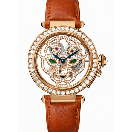 Cartier Pasha de Cartier 42mm HPI00508 18K Rose Gold Unisex Watch