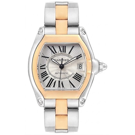 Cartier Roadster 44x38.5mm W62031Y4 Stainless Steel Unisex Watch