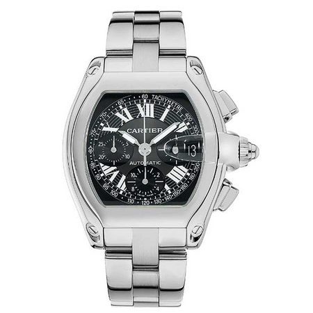 Cartier Roadster Chronograph XL 48x43mm W62007X6 Stainless Steel Men's Watch
