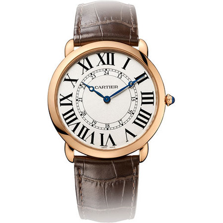 Cartier Ronde Louis 42mm W6801004 18K Rose Gold Unisex Watch