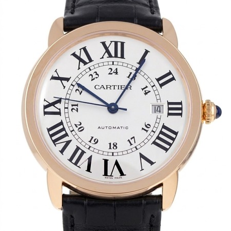 Cartier Ronde Solo XL 42mm W6701009 18K Rose Gold Men's Watch