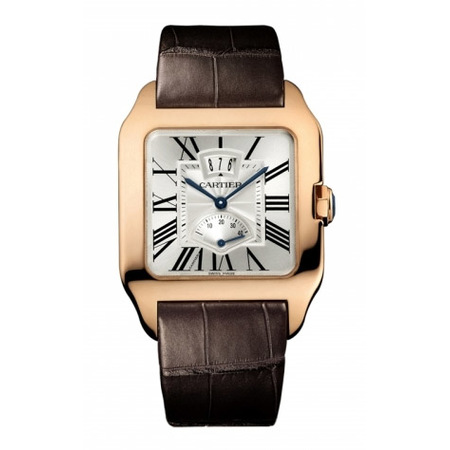 Cartier Santos 38X47.5mm W2020067 18K Rose Gold Men's Watch