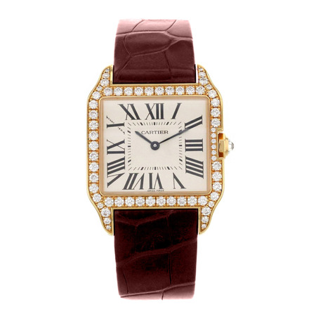 Cartier Santos Dumont 30x38mm WH100351 18K Rose Gold Women's Watch