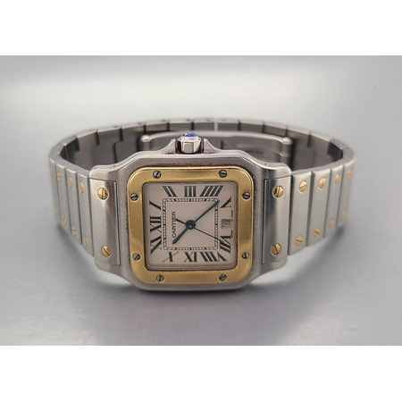 Cartier Santos Galbee 29mm 1566 18K Yellow Gold/Stainless Steel Women's Watch