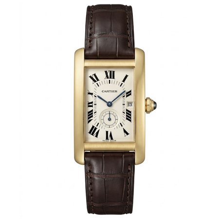 Cartier Tank Américaine 23x40mm W2600951 18K Yellow Gold Men's Watch