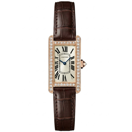 Cartier Tank Americaine 34.8x19mm WB707931 18K Yellow Gold Unisex Watch