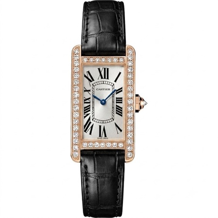 Cartier Tank Americaine 34.8x19mm WB707931 18K Yellow Gold Unisex Watch