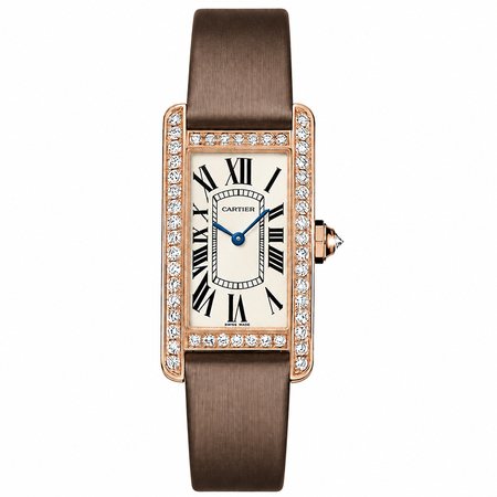 Cartier Tank Americaine 34x19mm WB707931 18K Rose Gold Unisex Watch