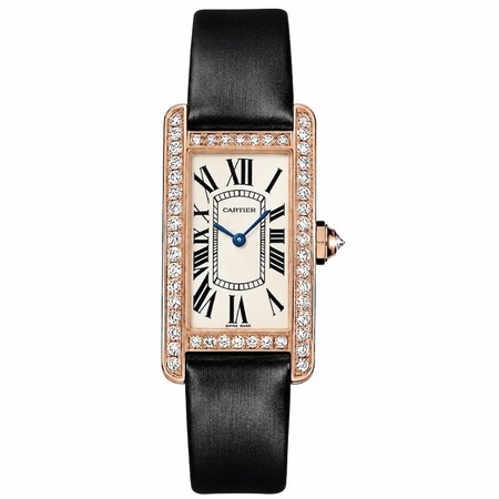 Cartier Tank Americaine 34x19mm WB707931 18K Rose Gold Unisex Watch
