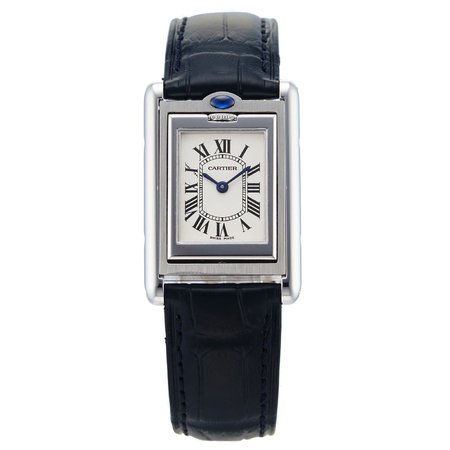 Cartier Tank Basculante SM 22X23mm W10X1158 Stainless Steel Women's Watch