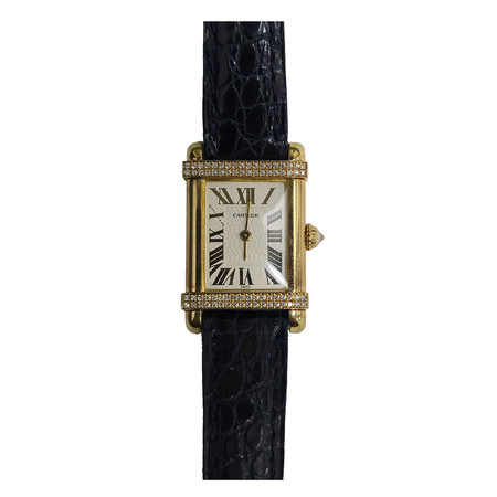 Cartier TANK CHINOISE 23mm WA103151 18K Yellow Gold Women's Watch