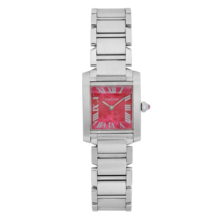 Cartier Tank Francaise 20x25mm W51030Q3 Stainless Steel Women's Watch