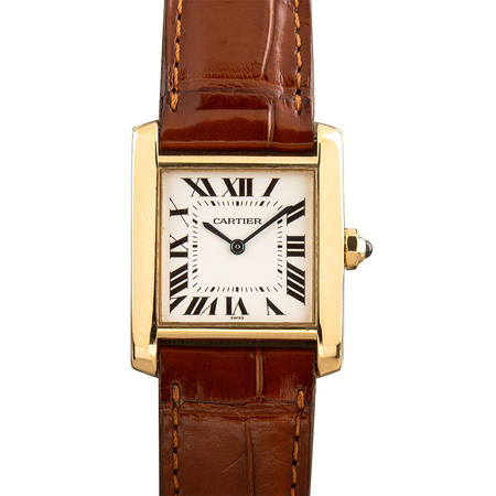 Cartier Tank Francaise 25x30mm W5000356  18K Yellow Gold Women's Watch