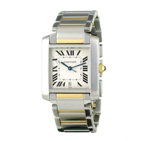 Cartier Tank Francaise 27mmx34mm 2302 18K Yellow Gold/Stainless Steel Unisex Watch