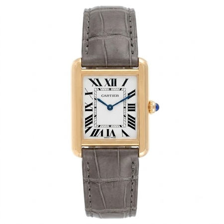 Cartier Tank Solo 24x30mm W5200024 18K Rose Gold/Stainless Steel Women's Watch