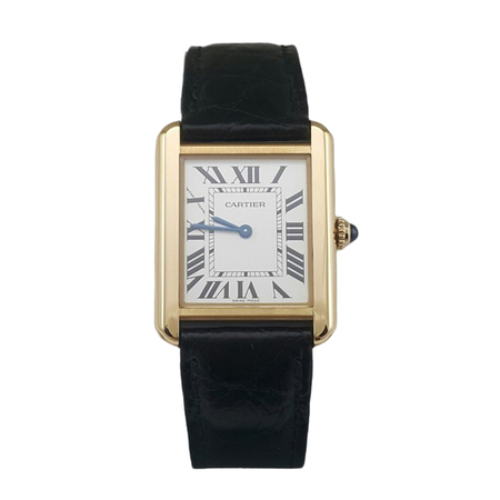 Cartier Tank Solo 24x31mm W5200024 18K Yellow Gold/Stainless Steel Women's Watch