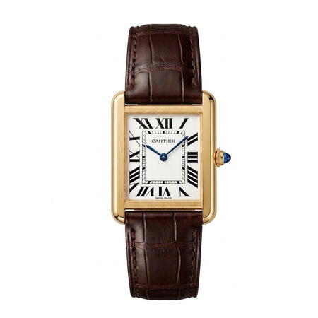 Cartier Tank Solo 24x31mm W5200024 18K Yellow Gold/Stainless Steel Women's Watch+