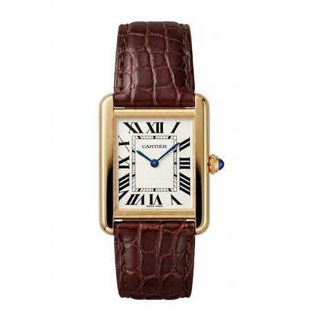 Cartier Tank Solo 24x31mm W5200024 18K Yellow Gold/Stainless Steel Women's Watch+