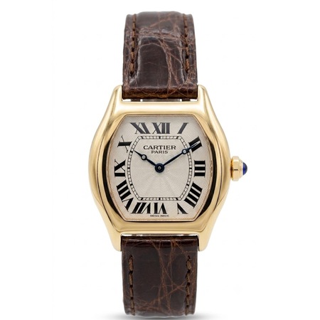 Cartier Tortue 33x28mm 2645k 18K Rose Gold Women's Watch