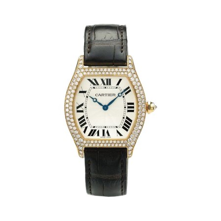 Cartier Tortue 34mm 2498 18K Yellow Gold Women's Watch