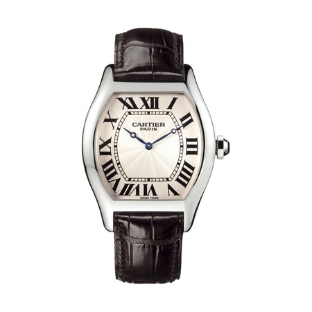 Cartier Tortue 38x47.5mm W1546151 Platinum Men's Watch