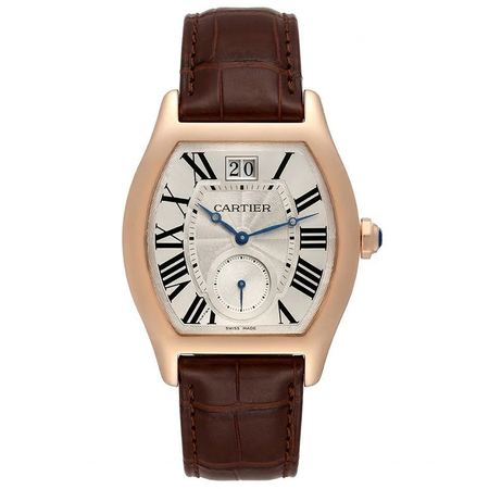 Cartier Tortue Large Date 48x38mm W1556234 18K Rose Gold Men's Watch