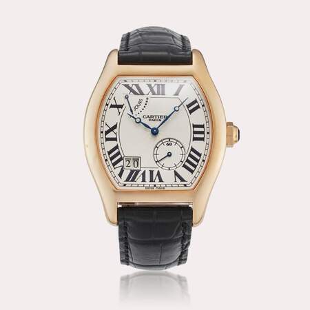 Cartier Tortue XL 8 Days 48mmX38mm W1545851 18K Yellow Gold Men's Watch