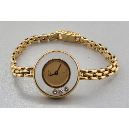 Chopard Happy Diamonds 20mm 230738 18K Yellow Gold Women's Watch