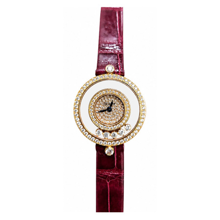 Chopard Happy Diamonds 25.8mm 4527 18K Rose Gold Women's Watch