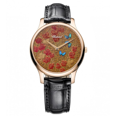 Chopard L.U.C XP Urushi Plum Blossom 39.5mm 161902-5057 18K Rose Gold Unisex Watch