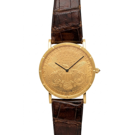 Corum Coin 35mm  18K Yellow Gold Men's Watch