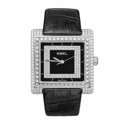Ebel 1911 La Carree 41mm  18K White Gold Men's Watch
