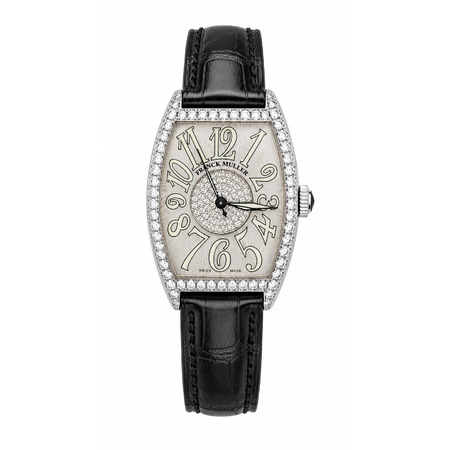 Franck Muller Cintre Curvex 30mmx42mm 2852 SC DP CD 18K White Gold Unisex Watch
